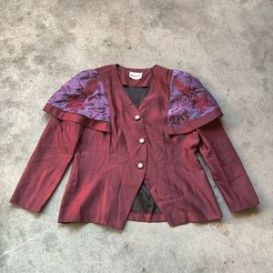 Embroidered Vintage Blazer